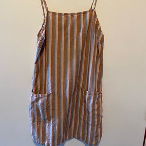 Billabong striped beach coverup